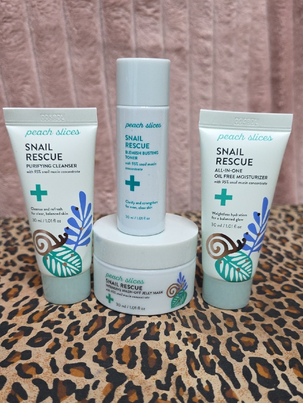 Peach Slices Snail Rescue Skincare Set